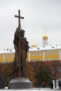 Освящение памятника князю Владими