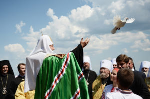 Молебен на Владимирской горке в Киеве. 27 июля 2012 г.