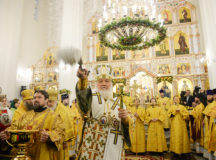 Предстоятель Русской Церкви освятил храм свт. Спиридона Тримифунтского в Нагатинском Затоне г. Москвы