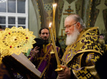 В пятницу первой седмицы Великого поста Святейший Патриарх Кирилл совершил богослужение в Богородице-Рождественском монастыре