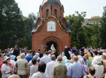 Святейший Патриарх Кирилл совершил литию в Мемориально-парковом комплексе героев Первой мировой войны на Соколе