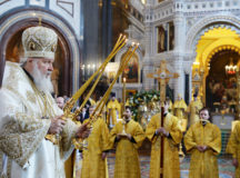 В Неделю 2-ю по Пятидесятнице Святейший Патриарх Кирилл совершил Литургию в Храме Христа Спасителя и возглавил хиротонию архимандрита Аксия (Лобова) во епископа Нерчинского и Краснокаменского