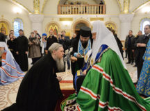 Состоялось наречение архимандрита Феофана (Данченкова) во епископа Волжского и архимандрита Игнатия (Суранова) во епископа Мариинско-Посадского