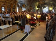 Состоялось отпевание почетного старосты Богоявленского кафедрального собора Н.С. Капчука