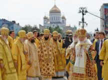 Слово Святейшего Патриарха Кирилла после молебна у памятника святому равноапостольному князю Владимиру в Москве