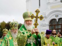 В день преставления преподобного Сергия Радонежского Предстоятель Русской Церкви совершил Литургию в Троице-Сергиевой лавре