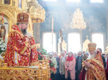 Епископ Воскресенский Дионисий совершил Литургию в Николо-Перервинском монастыре