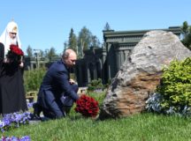 В День памяти и скорби Президент России В.В. Путин и Святейший Патриарх Кирилл посетили главный храм Вооруженных сил РФ