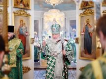 В день памяти благоверных князей Даниила Московского и Александра Невского Святейший Патриарх Кирилл совершил Литургию в Даниловом монастыре