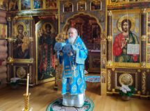 В праздник Покрова Пресвятой Богородицы Святейший Патриарх Кирилл совершил Литургию в Александро-Невском скиту