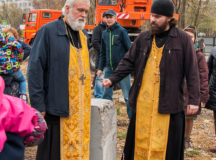 Началось строительство храма преподобного Сергия Радонежского в Гольянове