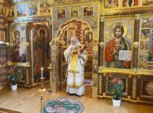 В день памяти апостола Андрея Первозванного Святейший Патриарх Кирилл совершил Литургию в Александро-Невском скиту