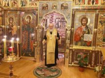 В канун дня памяти св. Александра Невского Святейший Патриарх Кирилл совершил всенощное бдение в Александро-Невском скиту