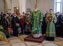 Митрополит Валентин (Мищук) совершил Литургию в храме блгв. кн. Андрея Боголюбского на Волжском