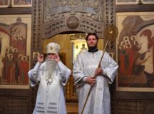 В Неделю 9-ю по Пятидесятнице епископ Мытищинский Феофилакт совершил Литургию в Андреевском монастыре