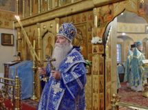 Епископ Мытищинский Феофилакт совершил Литургию в соборе Казанской иконы Божией Матери на Красной площади