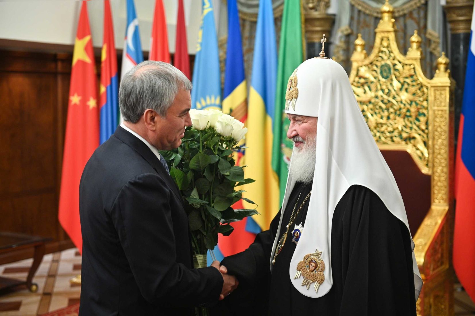 Патриарх и председатель Госдумы