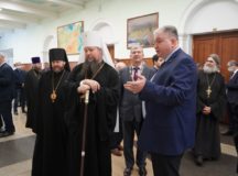 Митрополит Воскресенский Дионисий и епископ Одинцовский Фома посетили Государственный университет по землеустройству