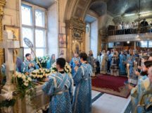 В 13-ю годовщину со дня кончины приснопамятного Святейшего Патриарха Алексия II в Богоявленском соборе прошли заупокойные богослужения