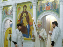 В день памяти мученицы Татианы митрополит Каширский Феогност совершил Литургию в Покровском Хотькове монастыре