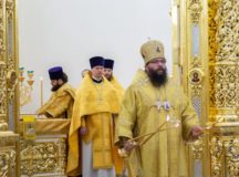 Архиепископ Егорьевский Матфей совершил Божественную литургию в храме равноапостольных Мефодия и Кирилла в Ростокине