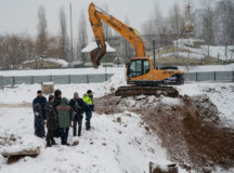 И.о. председателя ФХУ иеромонах Ермоген (Бурыгин) совершил объезд строящихся храмов на юго-западе и юго-востоке столицы