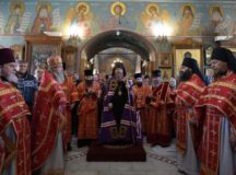 Епископ Можайский Иосиф совершил Литургию на московском подворье Оптиной пустыни