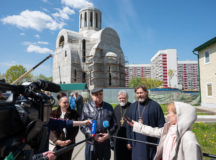 Состоялся объезд строящихся храмов в Западном округе