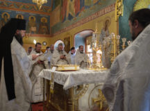 В Покровском храме Московской духовной академии состоялось праздничное богослужение в честь 20-летия выпуска 2002 года