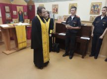 Заместитель председателя Отдела по делам молодежи совершил литию и молебен в Московском военно-музыкальном училище