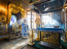 В праздник Покрова Пресвятой Богородицы Предстоятель Русской Церкви совершил Литургию в Покровском монастыре