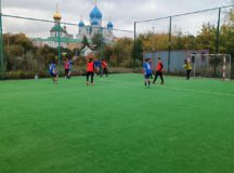 Перервинская духовная семинария и Московское президентское кадетское училище провели товарищеский матч по мини-футболу