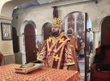 Епископ Зарайский Константин совершил Литургию в храме великомученика Георгия Победоносца в Грузинах