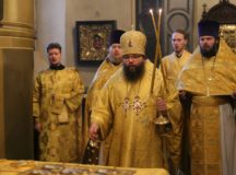 Архиепископ Егорьевский Матфей совершил Литургию в храме Тихвинской иконы Божией Матери в Алексеевском