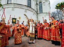 Во вторник Светлой седмицы Святейший Патриарх Кирилл совершил Литургию в Николо-Угрешском ставропигиальном монастыре