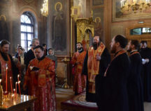 Епископ Наро-Фоминский Парамон совершил панихиду по усопшему протоиерею Максиму Обухову