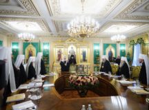 Святейший Патриарх Кирилл возглавил очередное заседание Священного Синода