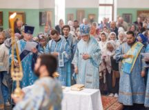 Епископ Верейский Пантелеимон совершил чин малого освящения храма преподобного Саввы Сторожевского в Северном Измайлове