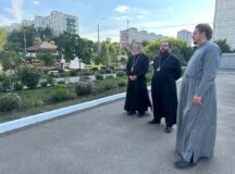 Состоялось выездное совещание по вопросам строительства храма преподобного Паисия Святогорца в Выхине
