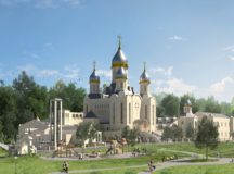 Продолжается строительство храмового комплекса благоверного князя Димитрия Донского в Северном Бутове