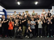 Мастер-класс по боксу для юных спортсменов прошел в спортивной зоне храма Собора Московских святых в Бибиреве