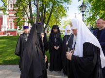 Святейший Патриарх Кирилл посетил Новодевичий ставропигиальный монастырь и возглавил заседание Архиерейского совета Московской митрополии