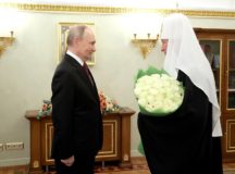 Президент России В.В. Путин поздравил Святейшего Патриарха Кирилла с днем тезоименитства