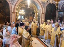 Престольный праздник отметили на московском подворье Сербской Православной Церкви