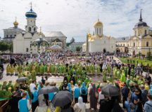 В день памяти преподобного Сергия Радонежского Святейший Патриарх Кирилл совершил Литургию в Троице-Сергиевой лавре