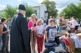 Циркулярное письмо митрополита Воскресенского Григория об общецерковном денежном сборе для вынужденных переселенцев и пострадавших мирных жителей Курской области