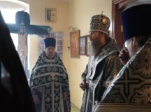 Епископ Павлово-Посадский Силуан совершил Литургию Преждеосвященных Даров в Иоанно-Предтеченском храме в селе Иванова Гора