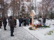 На Новодевичьем кладбище совершена панихида по Е.В. Образцовой