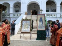 В Иосифо-Волоцком монастыре состоялась выставка-форум, приуроченная к принесению в обитель Волоколамской иконы Божией Матери