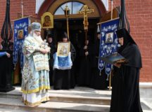 На подворье Покровского монастыря в с. Марково состоялось архиерейское богослужение